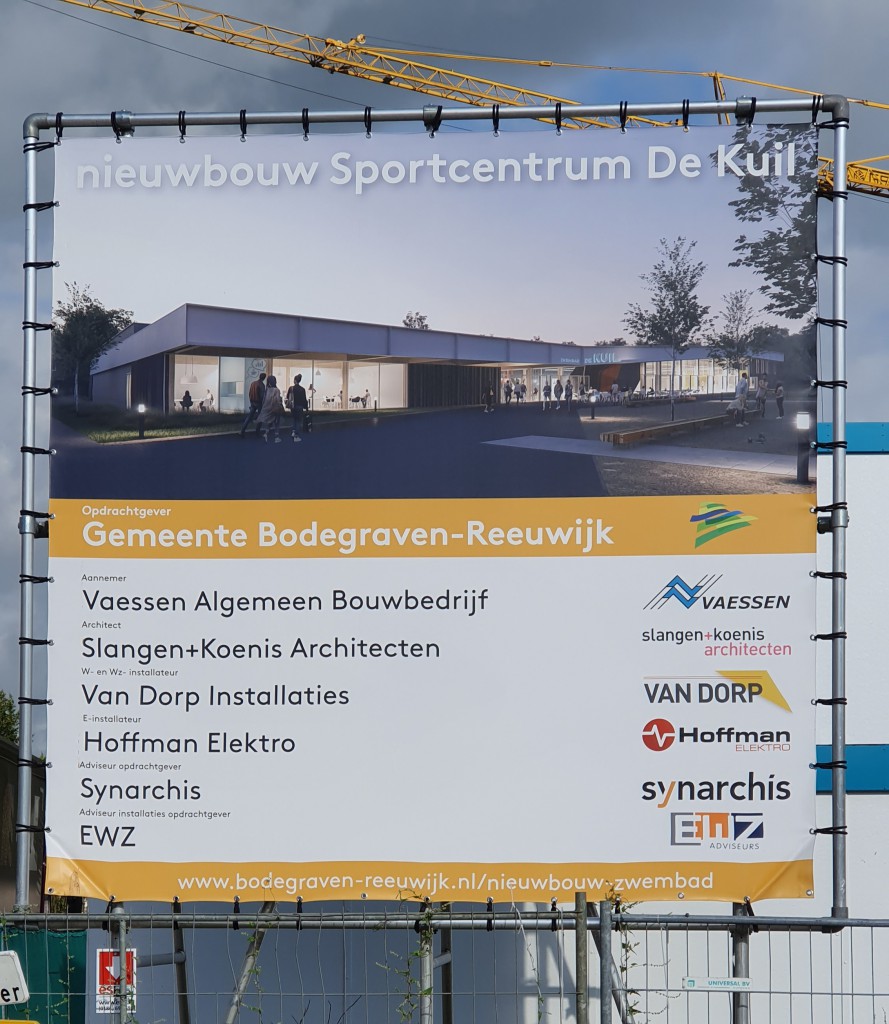 Sportcentrum de Kuil Bouwbord